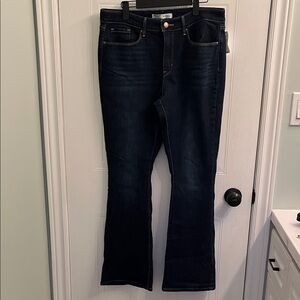 Signature by Levi Strauss Dark Blue Flare Jeans